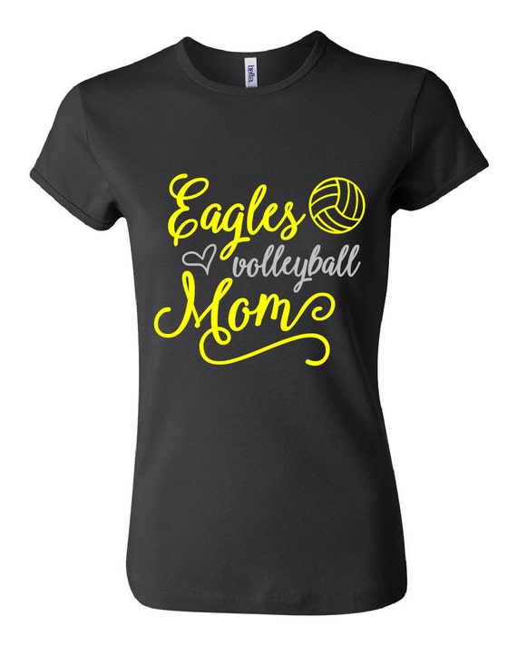 Download Eagles Script Volleyball Mom SVG, DXF, EPS, Silhouette ...