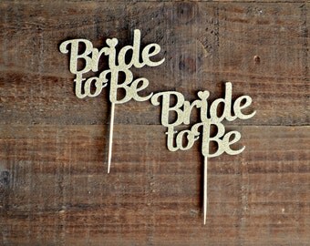 Bride to Be Cupcake Toppers. Bridal Shower Cupcake Toppers. Bachelorette Cupcake Toppers. Bridal Shower Decor. Wedding Decor.
