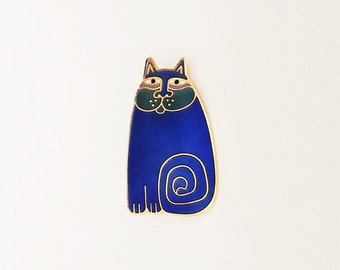Épingle à Chapeau (ou Broche) Laurel Burch Feline Family - Ton Or, Neuf Avec étiquettes