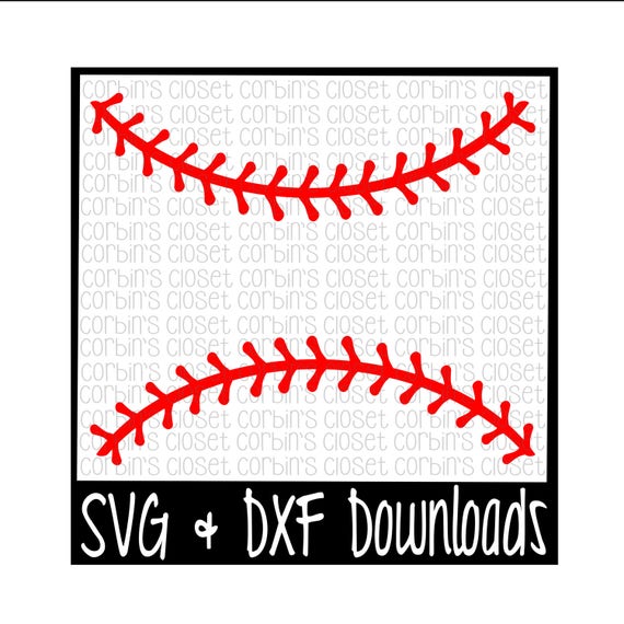 Download Baseball Thread SVG Softball Thread SVG Cut File dxf & SVG