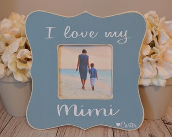 Mimi picture frame, custom picture frame, grandma frame, mother's day gift, personalized picture frame, Mimi's blessings picture frame