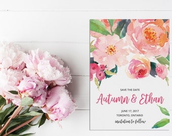Save the Date - Autumn Collection - Boho Chic