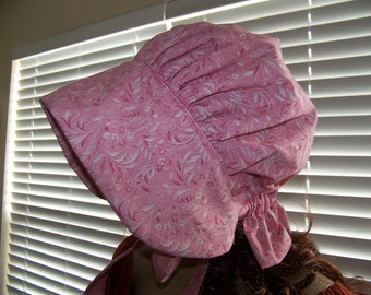 pioneer ladies bonnet hat head gear,thanksgiving, reeanctment,theater,plays,social events