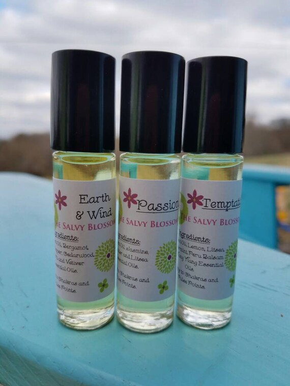 Items similar to Pulse Point Perfumes, Gift Pack, Earth and Wind