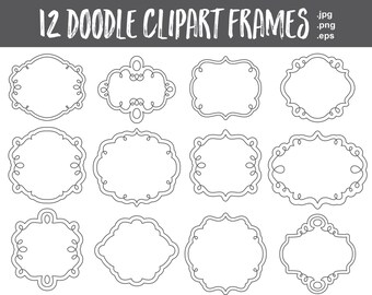 Doodle frame | Etsy