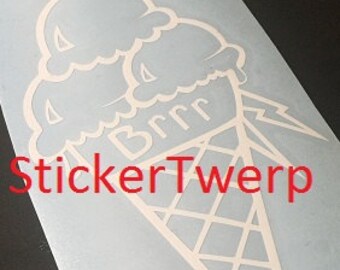 Gucci Mane Ice Cream Tattoo Decal