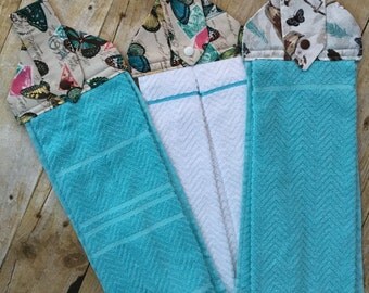 Hanging Kitchen Towels, Decorative Towels, Wedding or Shower gift, Treat for yourself!