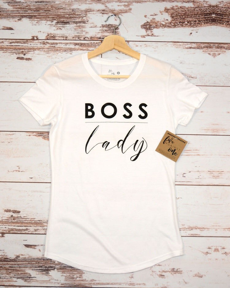 Boss Lady Women's T-Shirt, V-Neck, Tank, Hoodie, Mother's Day, Tshirt, Birthday Gift, Womens Clothing, Women's Tee, Graphic Tee, Ladies Tee