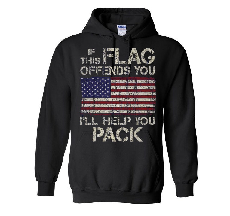 if this flag offends you sweatshirt