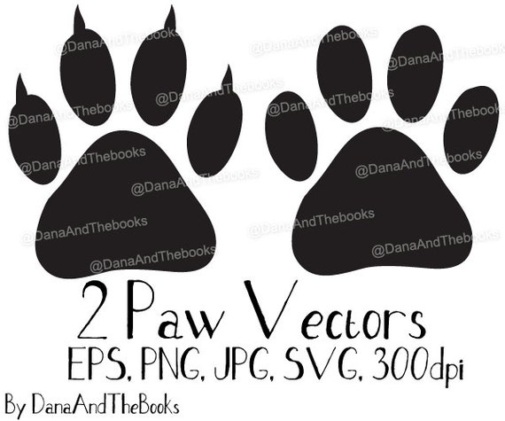 Download Dog or Cat Paw Print png jpg eps svg Clip art vector