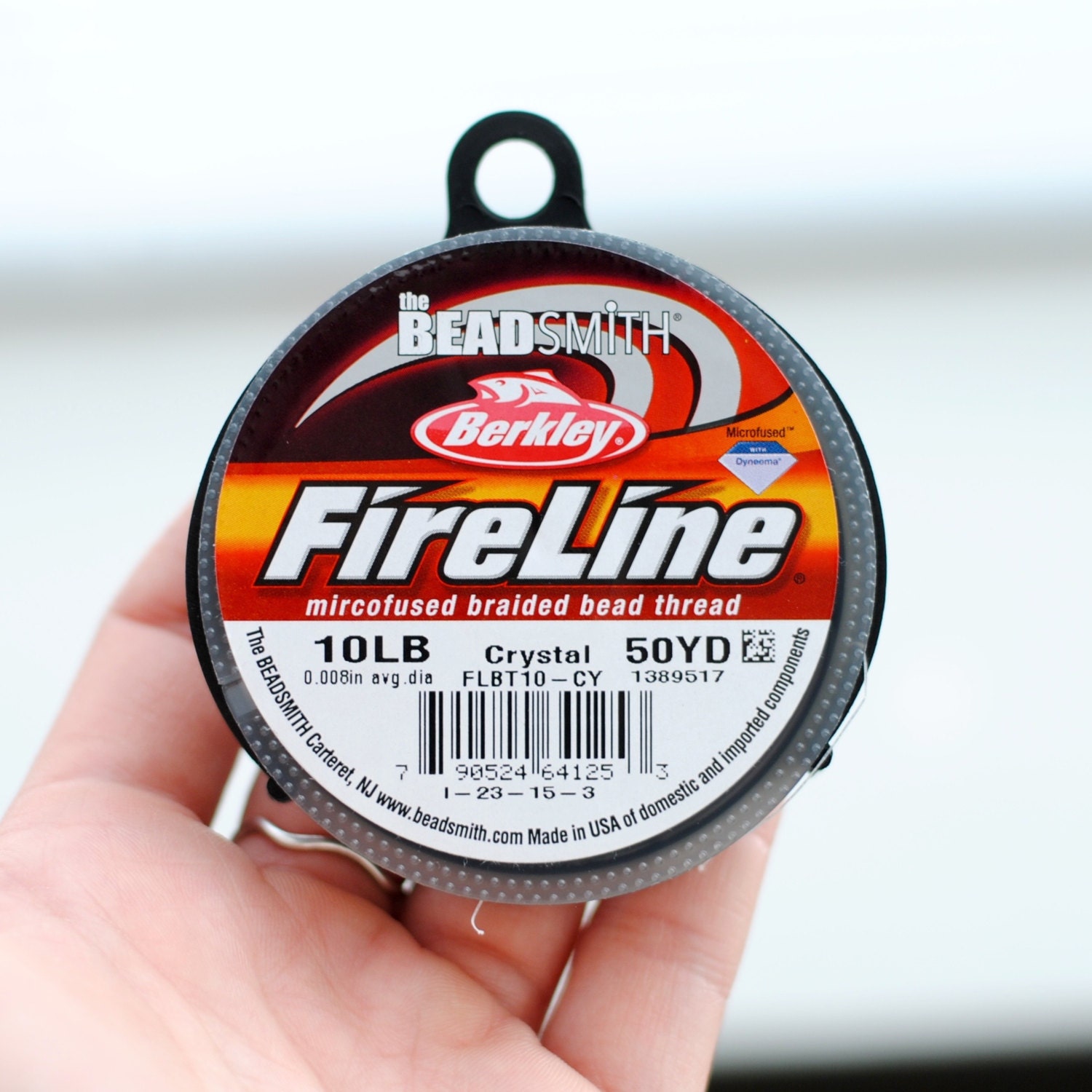 Fireline Beading Thread / 10lb Test / Crystal / 50 Yards