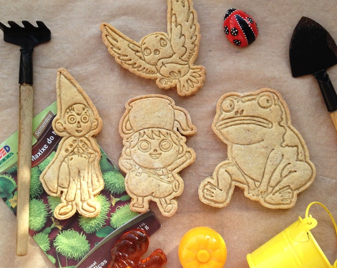Over the Garden Wall cookie cutters set. 4 cookie stamps in set. Over the Garden Wall cookies