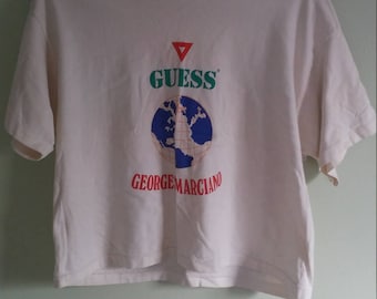90s vintage Guess crop top t-shirt