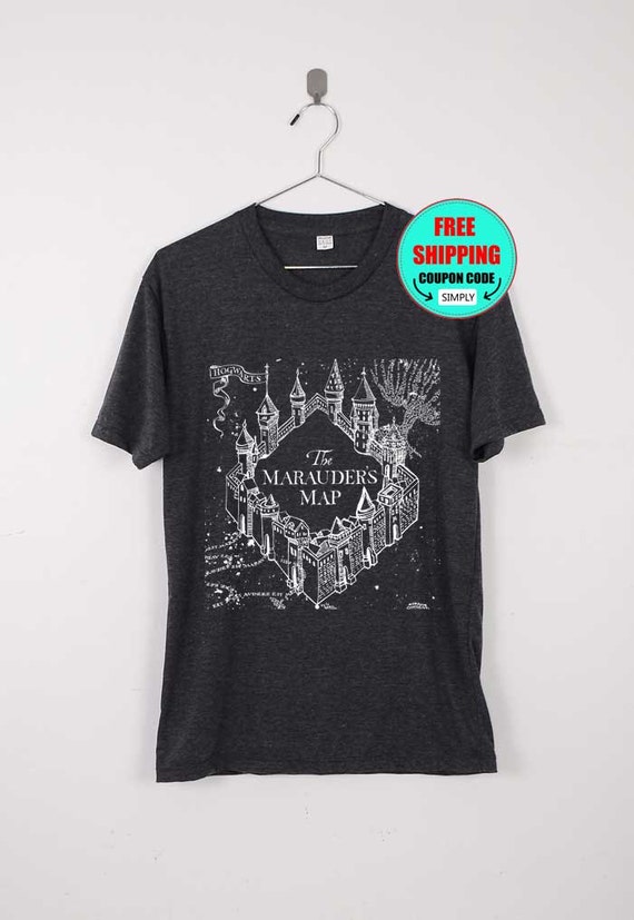 marauders map t shirt sun activated