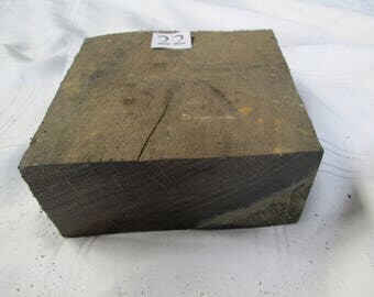 PREMIUM Irish bog oak Blank 160mm x 165mm x 60mm Woodworking / Woodturning