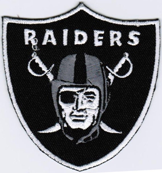 NFL Oakland Raiders National Football League Badge Iron On