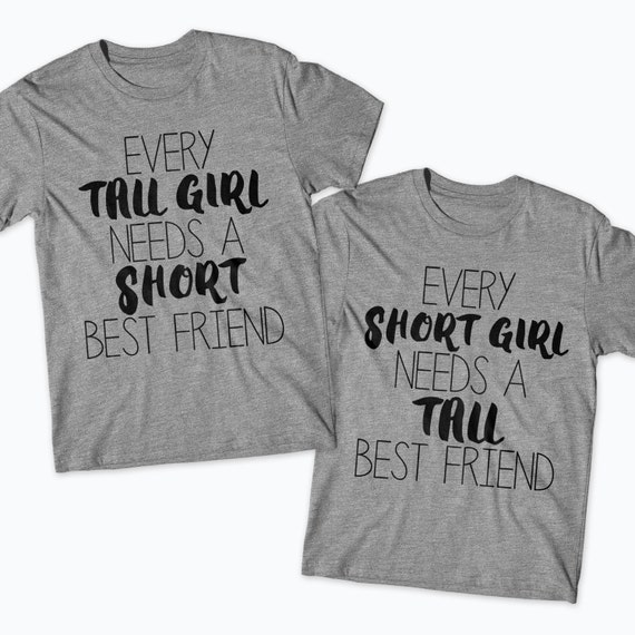 Best Friend shirts BFF outfits Besties shirts BFF top Tall