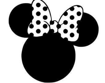 Minnie Mouse svg, Disney svg, cartoon svg, dxf, cricut, silhouette cutting file, download