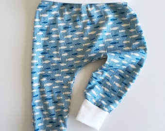 Wide Band Fishy Harem Pants Size 6-9 Months