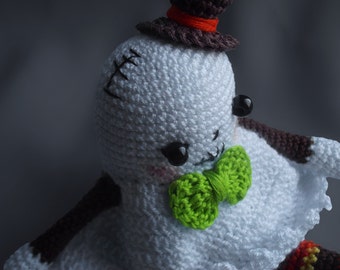 Ghost Toy, Amigurumi Doll, Crochet Amigurumi, Toys For Kids, Just Little Ghost, Ghostbusters Costume, Hand Knit Ghost Amigurumi Toy, Spirit