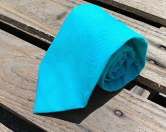 Mint Green Swirl Necktie, Glitter Necktie, Bluish Green Necktie, Glitter Swirls