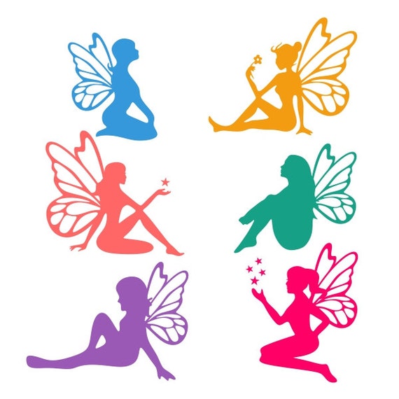 Download Fairy Pixie Cuttable Design SVG DXF EPS Silhouette Studio