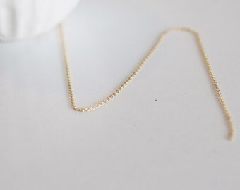 Golden chain 16 k 1 m - 1/2 mm / 16 K gold plated chain