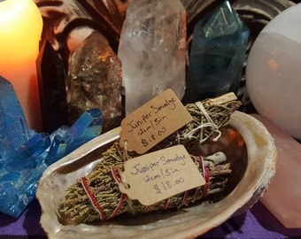 Juniper Smudge Stick- 12cm