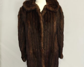 Items similar to Mauve Pink Fascinator Beret - Vintage Beaver Fur Felt ...
