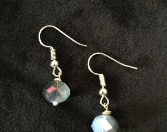 Iridescent Milky Faceted Droplet