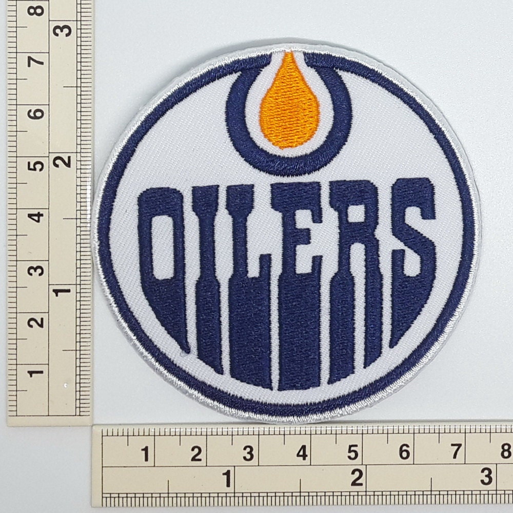 NHL Edmonton Oilers Iron on Patches Embroidered Applique