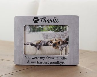 Pet Loss Frame, Dog Frame, Pet Loss Gift, Sympathy, Loss Of Pet Frame, Loss Of Cat Gift, Pet Picture Frame, Gift For Pet Loss