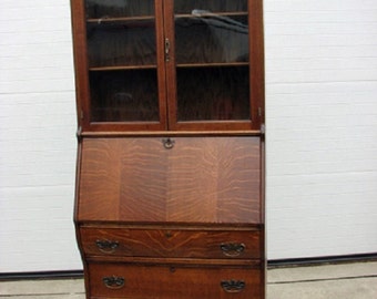 Quarter sawn Oak Security Bookcase