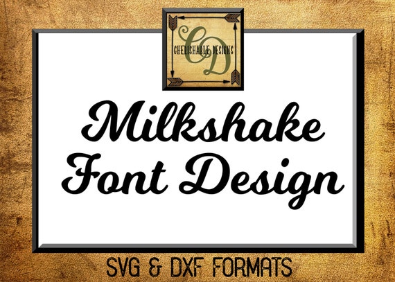 milkshake font