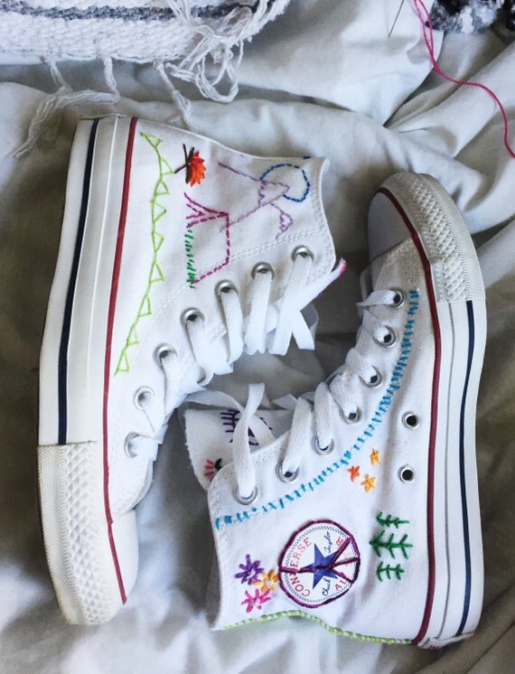 Custom Embroidered Converse