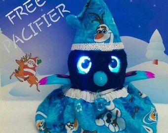 For HATCHIMALS Hatching Toy Egg Handmade Clothes Dress Clothing Outfit 3 Pcs Set Let's Go Hat and Pj's Dress + FREE PACIFIER