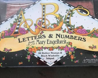 Letters and numbers from Mary Engelbreit