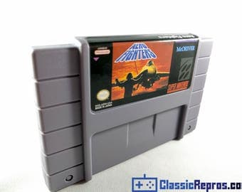 Aero Fighters - Super Nintendo Snes Reproduction Game - USA/ntsc Version - Fast US Shipping