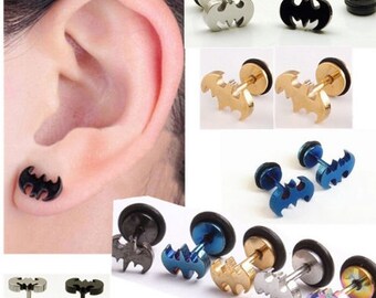 Stylish Batman earrings