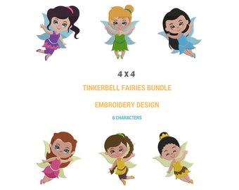 Tinkerbell Embroidery Designs | Tinkerbell Machine Embroidery Design | Tinkerbell Full Filled Embroidery Design | Tinkerbell Fairy