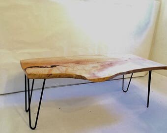 Hard Maple Live Edge Coffee Table