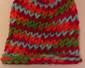 Hand crocheted soft new born baby hat