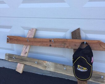 Simple Hat/coat -Rack, Rustic re-claimed wood