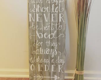 Custom Pallet Board Sign