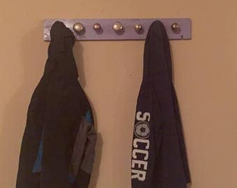 Vintage Door Knob Hall Coat Rack
