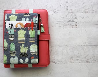 Pencil pouch - pencil case - planner band - cactus planner cover - planner pouch - planner bag - cute planner accessories - zip pouch