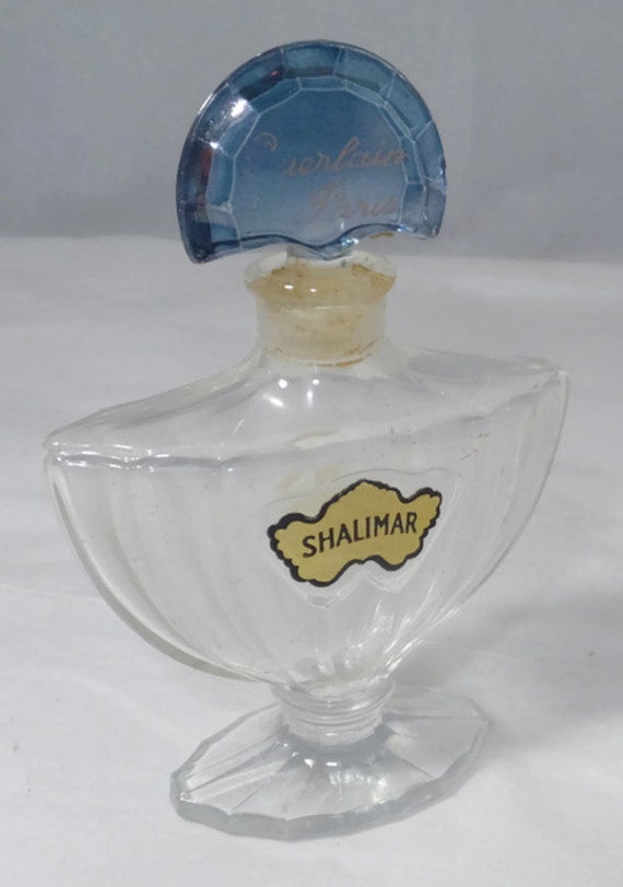 Vintage Shalimar Perfume Bottle Guerlain Paris Eau de by Duckwells