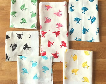 Japanese Fabric Kerchief Girls - fat quarter bundle