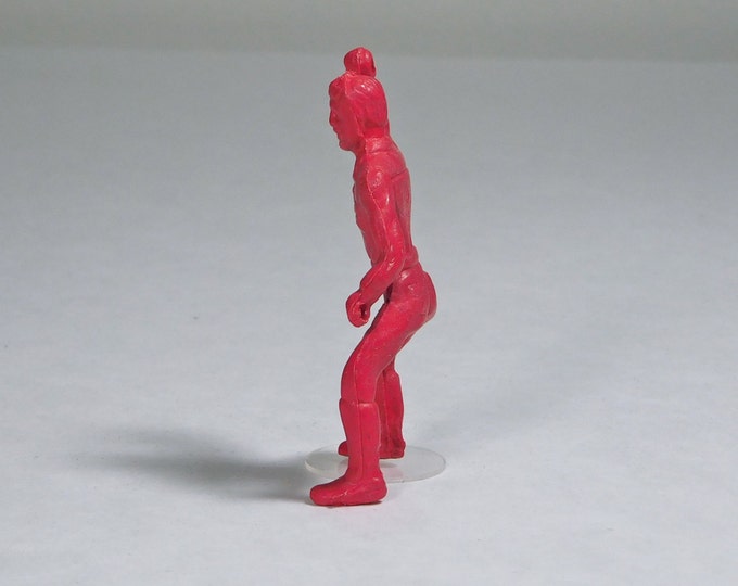Vintage Plastic Red Army Man Ring Hands Action Figure