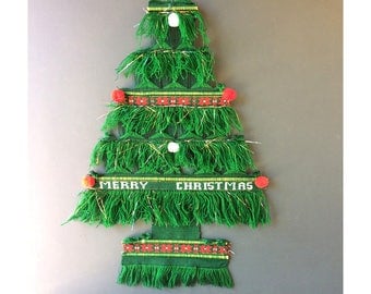 Wall Hanging Christmas Tree vintage christmas tree wall hanging | etsy Wall Hanging Christmas Tree vintage christmas tree wall hanging | etsy
